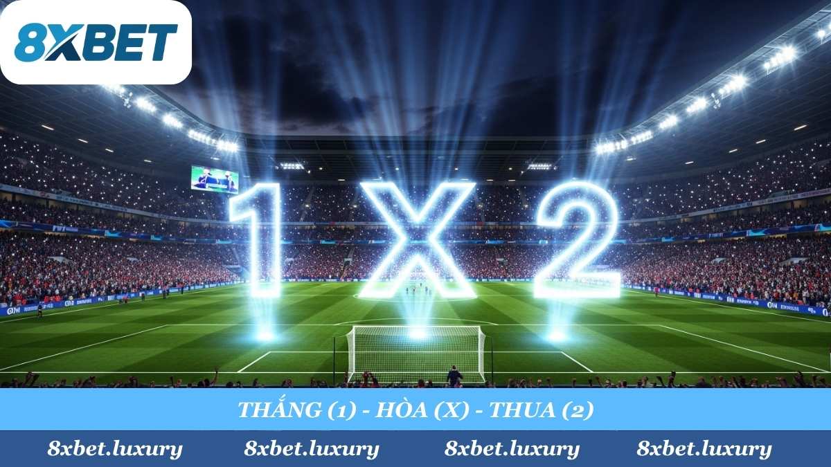 Kèo Châu Âu (1X2) là kèo cược "nhập môn" kinh điển. Bạn không cần quan tâm tỷ lệ chấp, chỉ cần chọn 1 (Đội nhà), X (Hòa), hay 2 (Đội khách).