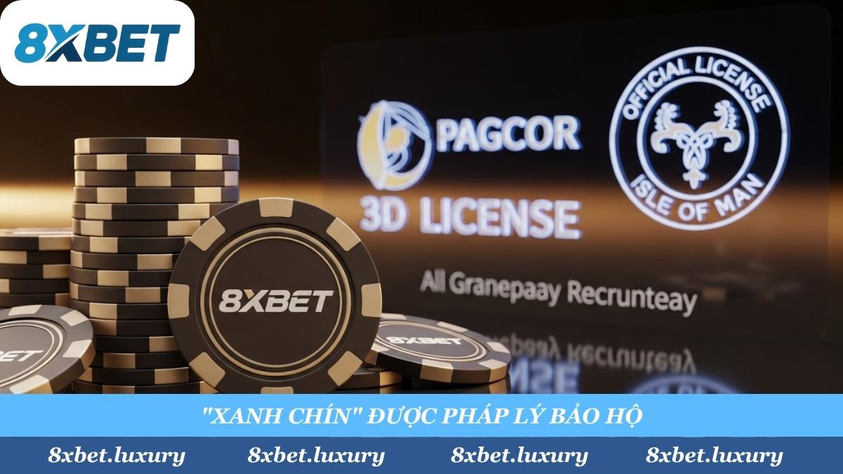 Chúng tôi 'xanh chín' trên giấy tờ, không chỉ là lời nói. Chính sách bảo mật 8XBET tuân thủ nghiêm ngặt các quy định từ PAGCOR và Isle of Man. Anh em chơi tại sân chơi được pháp luật quốc tế bảo hộ.