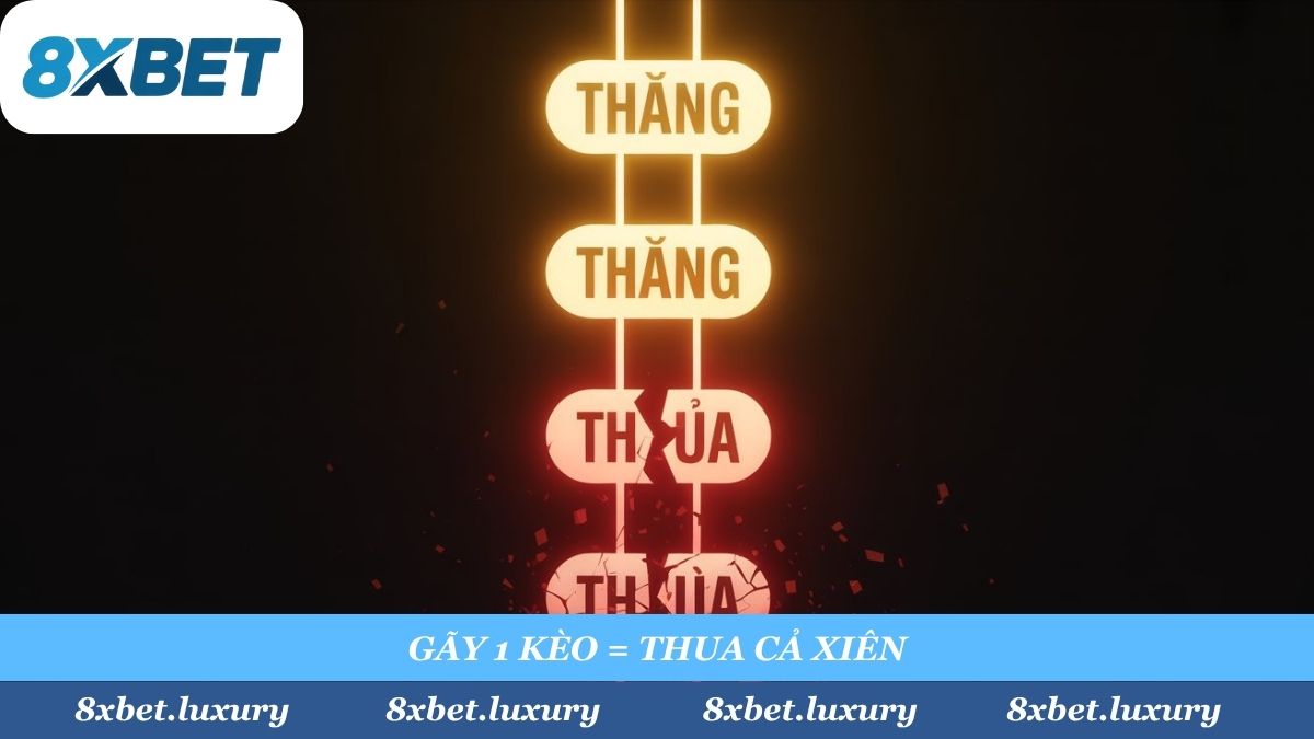 Rủi ro lớn nhất của cược xiên LOL: "Được ăn cả, ngã về không". Chỉ cần "gãy" 1 kèo (thua 1 trận), toàn bộ vé cược tâm huyết của bạn sẽ bị tính là thua.