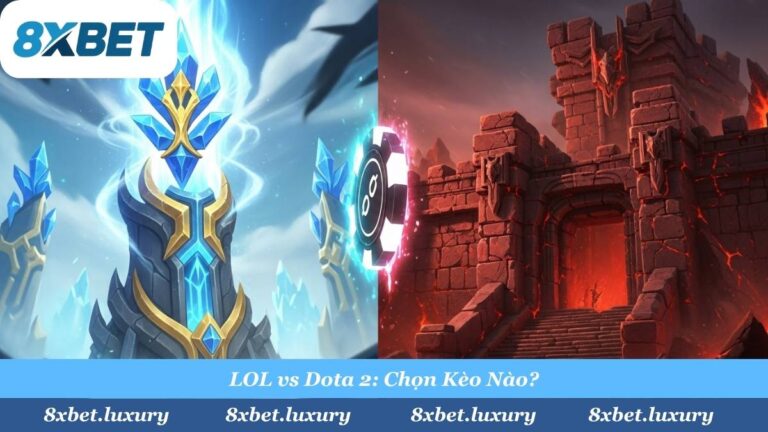 So Sánh Cược LOL vs Dota 2: Chọn “Kèo” Nào Tại 8Xbet Để Dễ “Về Bờ”?